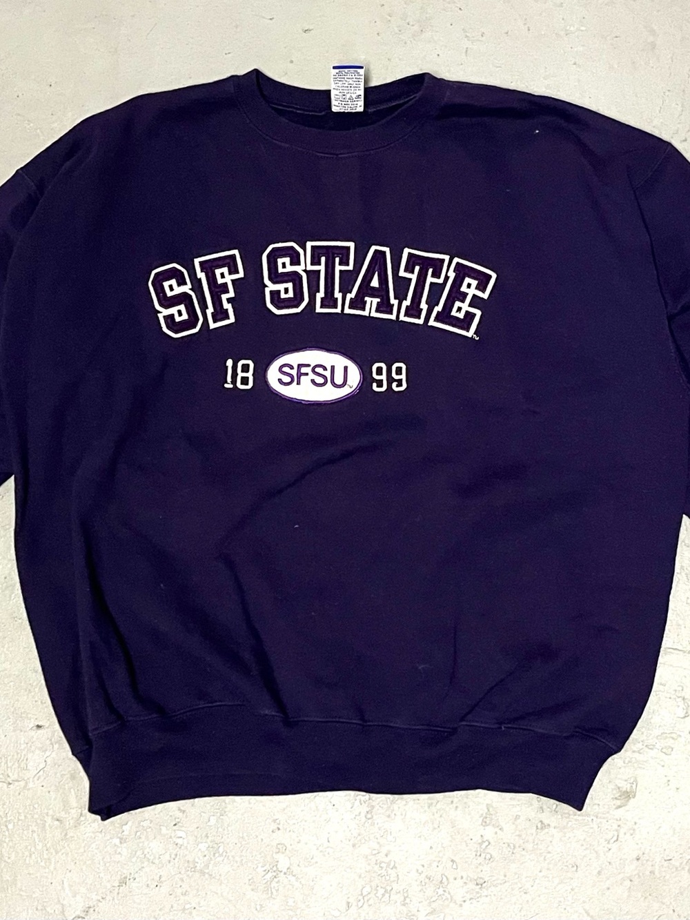 SF State Navy Crewneck Sweatshirt - Men's